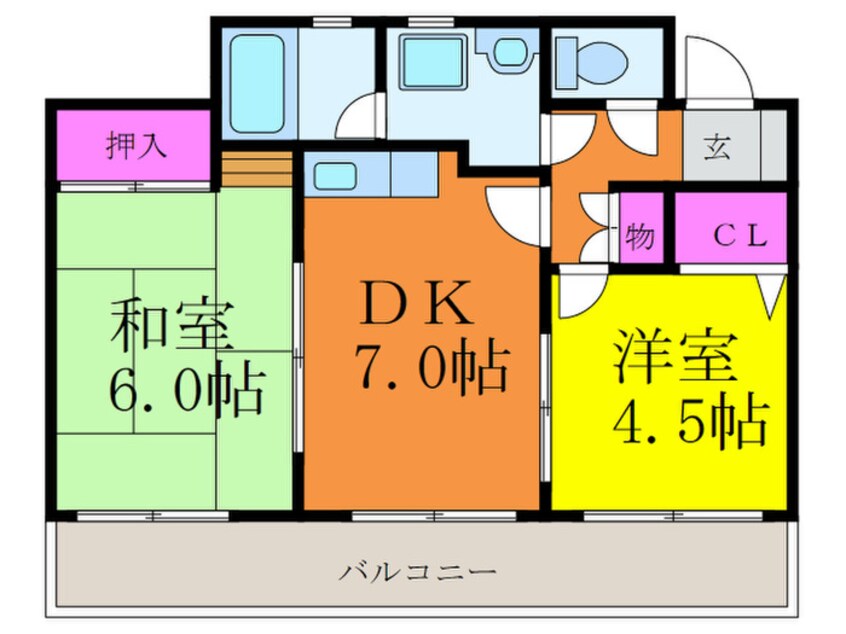 間取図 ハイツションブリアン