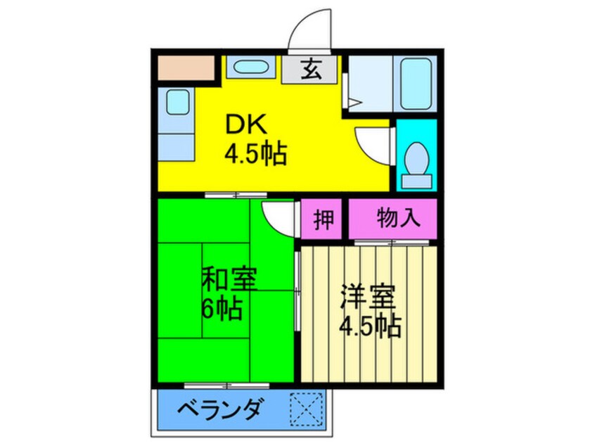 間取図 リブレ－ヌ水門