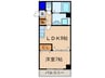 スト－クハウス 1LDKの間取り