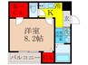フジパレス吹田朝日が丘Ⅴ番館 1Kの間取り