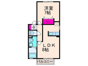 間取図 モデラート八丁畷