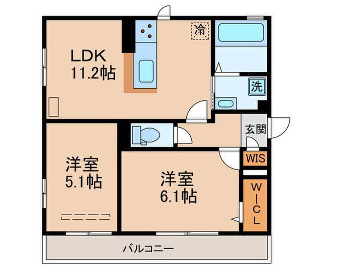 間取り図 GRAMM桂北滝川C棟