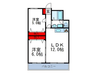 間取図 グリースシャトー桃山台