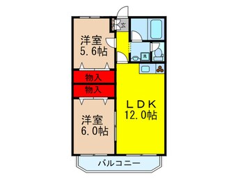 間取図 グリースシャトー桃山台