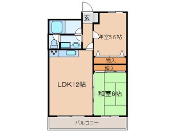 間取図 グリースシャトー桃山台