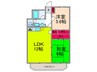 グリースシャトー桃山台 2LDKの間取り