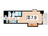 Luxe 長田 1Kの間取り