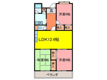 間取図 フィオーレ中井