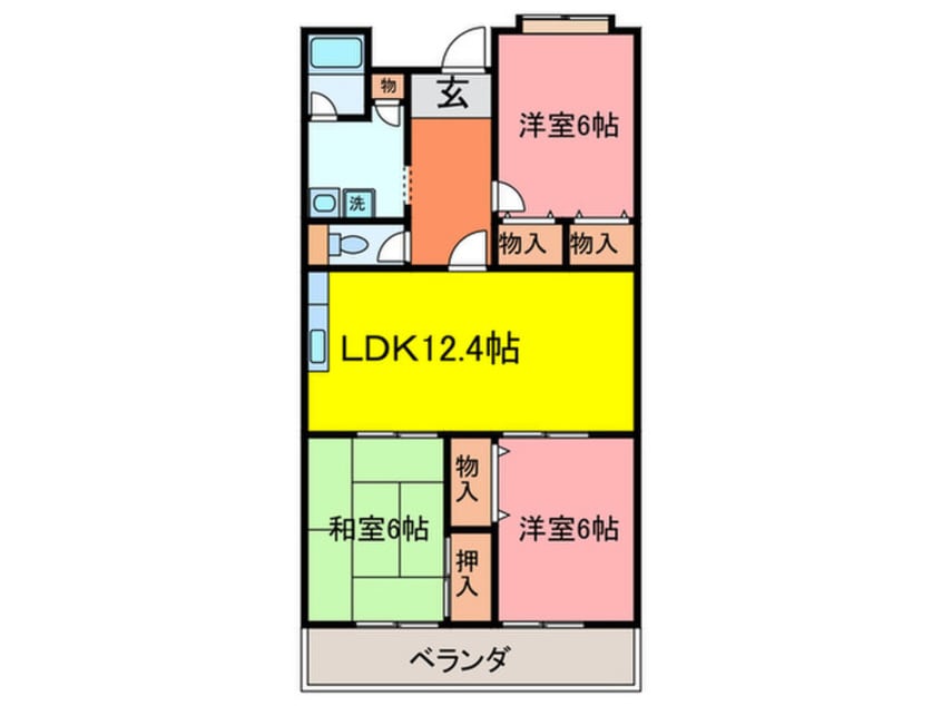 間取図 フィオーレ中井