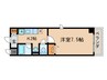 ヴイレイア１０１ 1Kの間取り