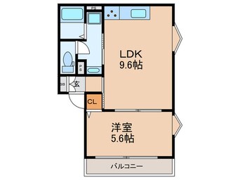 間取図 Jinパレス井高野