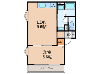 間取図 Jinパレス井高野