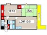 アークヒルズ和弘 2LDKの間取り