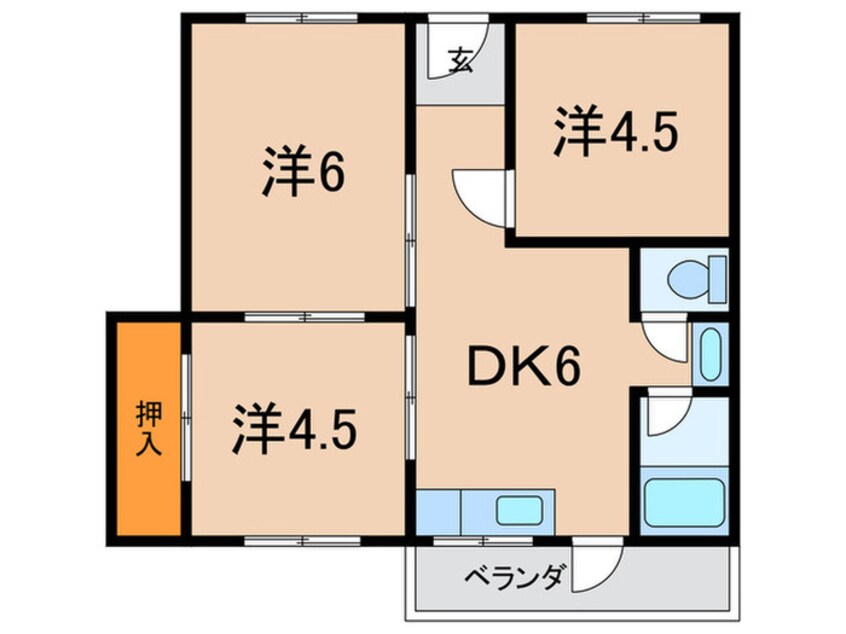 間取図 六甲マンション