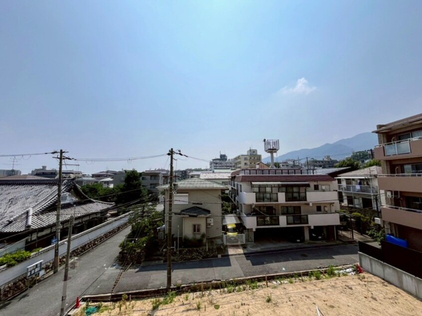 室内からの展望 六甲マンション