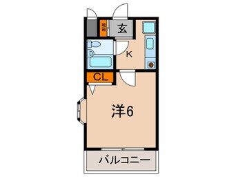 間取図 フロ－レス六甲