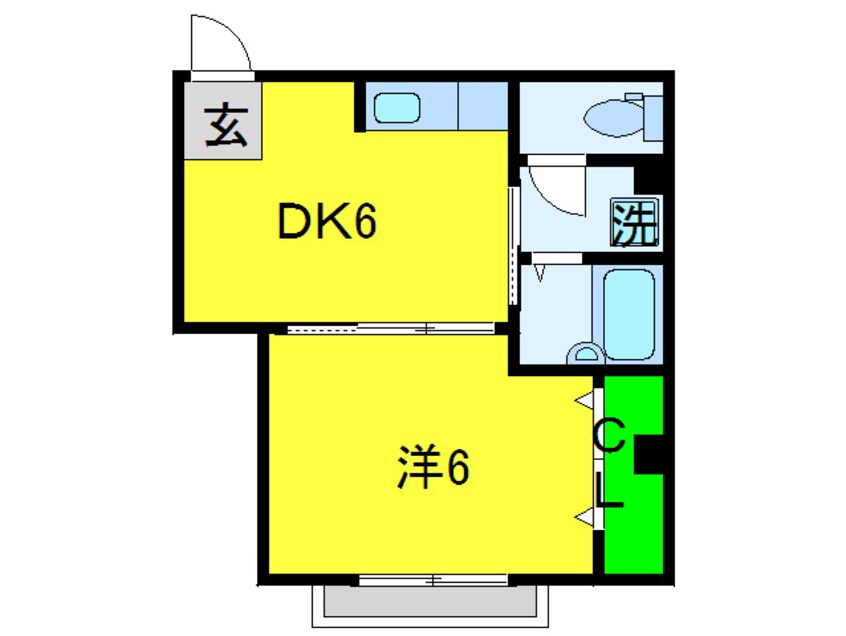 間取図 サンハイツ