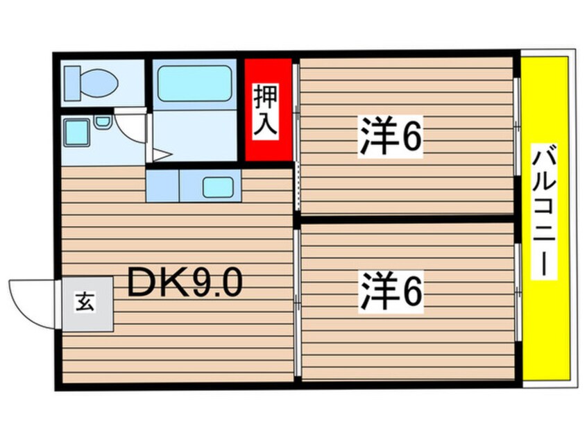 間取図 ホーク武庫之荘