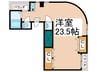 レジデンス夕凪 1Rの間取り