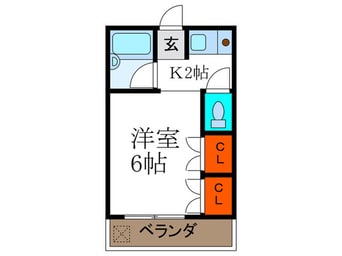 間取図 スカイロ-ド長岡