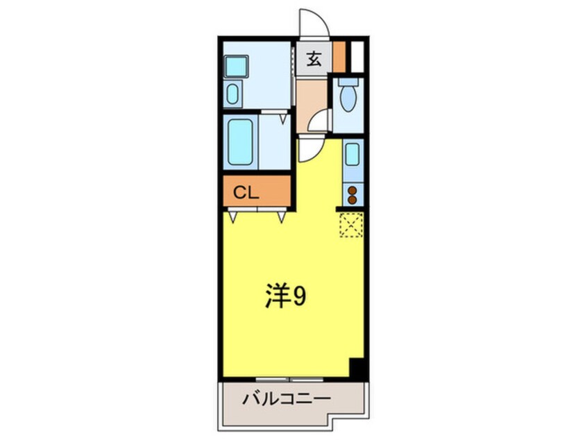間取図 ブル－メ・芦屋