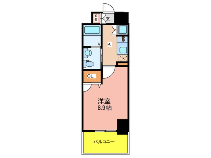 間取図 ルクレ京橋