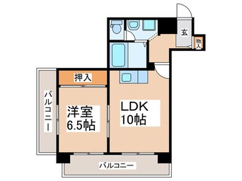 間取図 グレ－ス大阪港