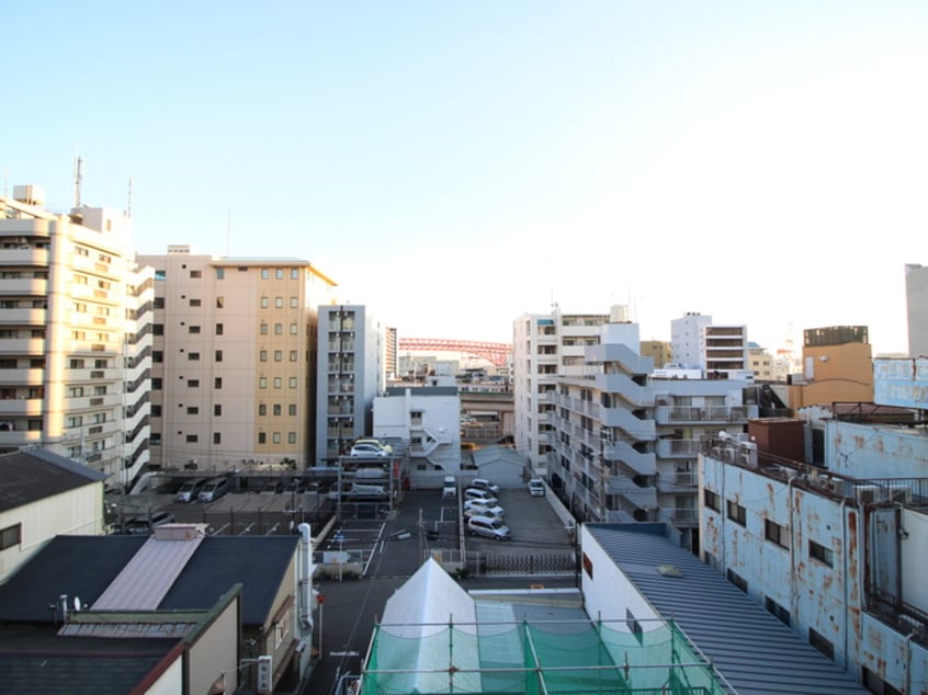 室内からの展望 グレ－ス大阪港