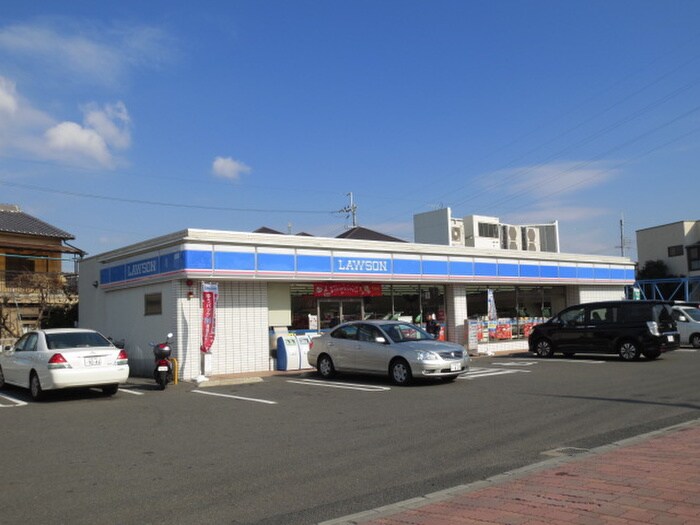 ローソン八幡久保田店(コンビニ)まで321m MAYUMIハウス４７１号館盛戸