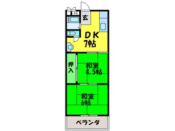 間取図 サンハイムA