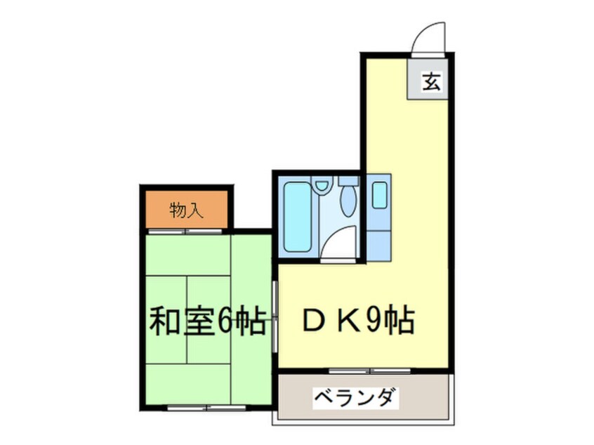 間取図 ﾒｿﾞﾝ京橋