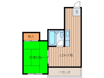 間取図 ﾒｿﾞﾝ京橋