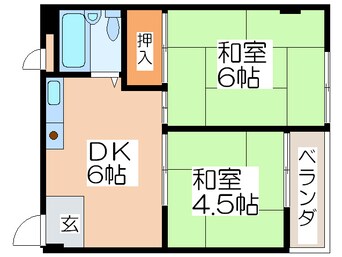 間取図 ﾒｿﾞﾝ京橋