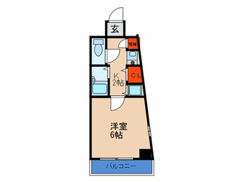 間取図 ﾌﾟﾚｻﾝｽ梅田西