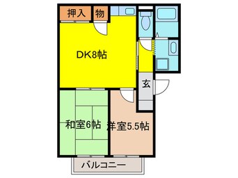 間取図 ラ・コ－トオオトリ