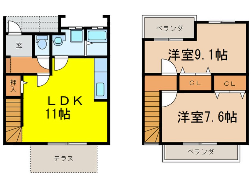 間取図 ライズハイツ