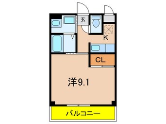 間取図 クライスコ－ト