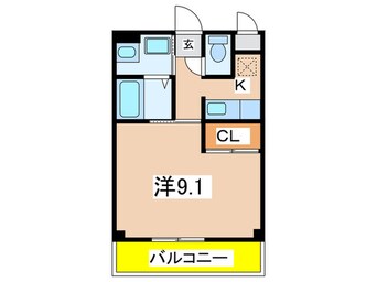 間取図 クライスコ－ト