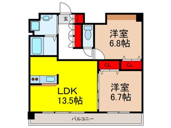 間取図 ウィスタリア三国