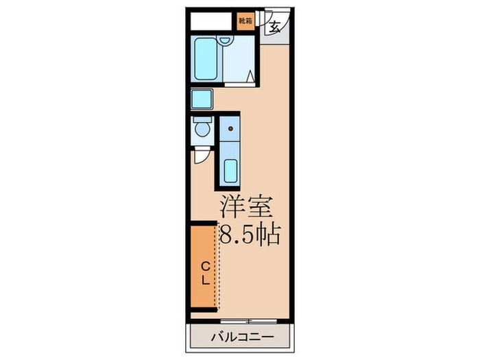 間取り図 ネオコーポ都　西棟
