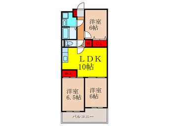 間取図 ｾﾝﾀｰﾛｲﾔﾙ