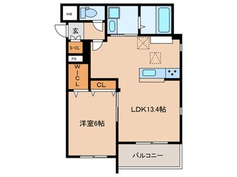 間取図 仮）魚崎中町2丁目プロジェクト