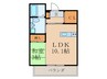 ロハス江坂 1LDKの間取り