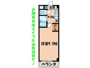 間取図 サムパティ－ク山科