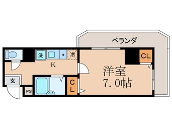 間取図 サムパティ－ク山科