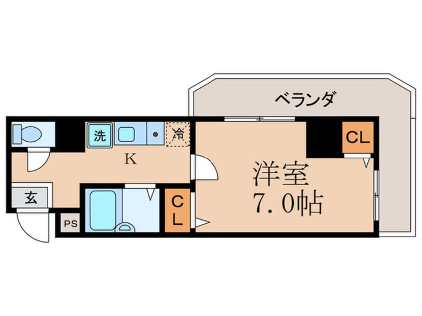 間取図 サムパティ－ク山科