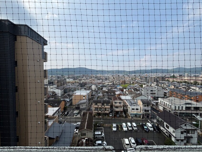 室内からの展望 サムパティ－ク山科