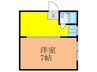 丸庄ハイツ 1Rの間取り