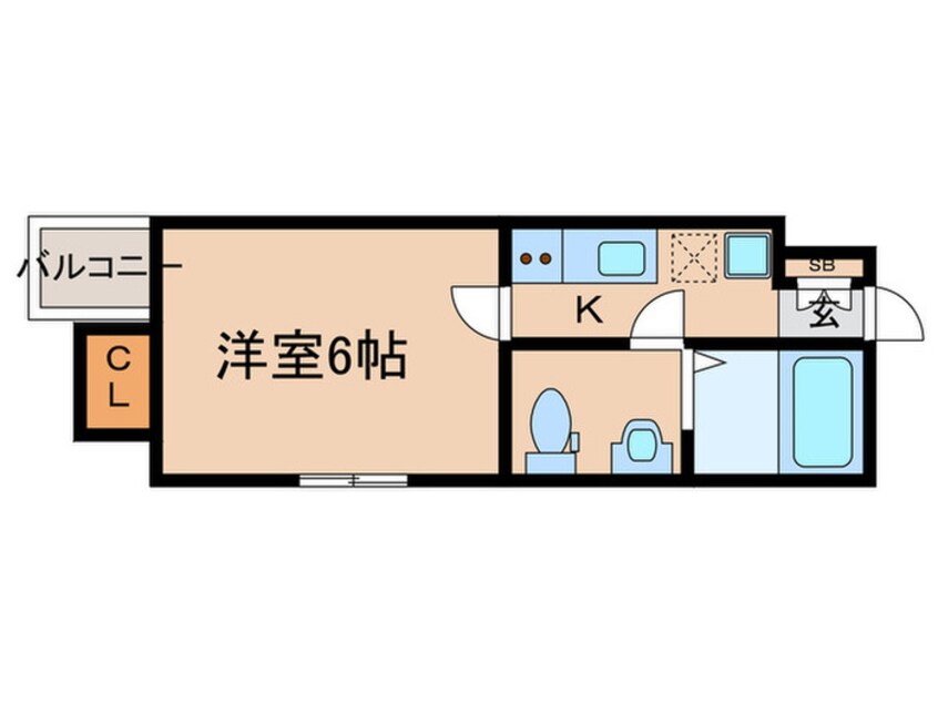 間取図 仮）CASA松原