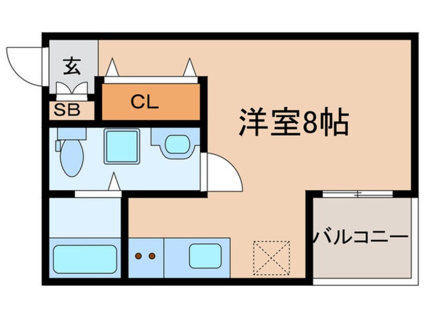 間取図 仮）CASA松原